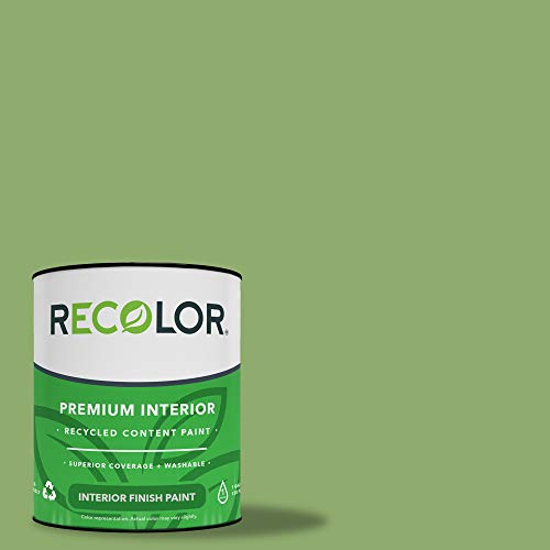 RECOLOR Paint Recycled Interior Latex Paint Wall Finish, 1 Gallon, Interior - Spring