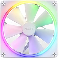 Ventilador Nzxt 140Mm Nzxt F140 RGB Fans - RF-R14SF-W1 - Personalización de iluminación RGB Avanzada - Único (se REQUIEREN Ventilador y Controlador RGB, NO INCLUIDOS) - Ventilador de 140 mm - Blanco