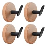 Duronge Ganchos de Pared de Madera Natural, Estilo Nórdico