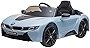 Aosom Licensed BMW I8 Coupe Electric Kids Ride-On Car 6V Battery Powered Toy with Remote Control Music Horn Lights MP3 Suspension Wheels for 37-96months Old Blue