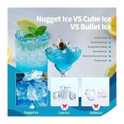 Máquina de hielo portátil para encimera 34 lbs/24H miniatura 5