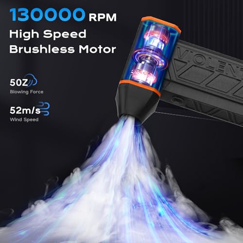 LYtech 130000RPM Compressed Air Duster PC Cleaner 200W Tiny Electric ...