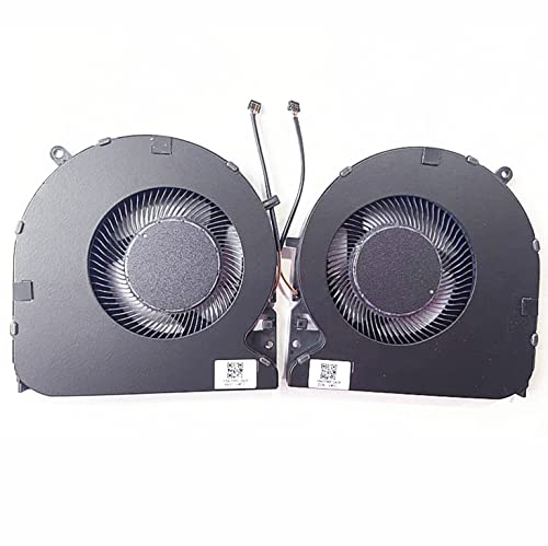 Fleshy Leaf New CPU+GPU Cooling Fan Replacement for Razer Blade 15 Advanced 2021 RZ09-0409 RZ09-0409BE RZ09-0409CE RZ09-0409AE DFS5K12304363E FPG1 DFS5K22115572J FPG2 - Image 2