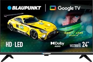 BLAUPUNKT 24WGC5501S 24 Zoll (60 cm) Smart TV, LED Fernseher (HD-Ready, Triple-Tuner DVB-T2/C/S2, WLAN, HDMI, USB) Schwarz