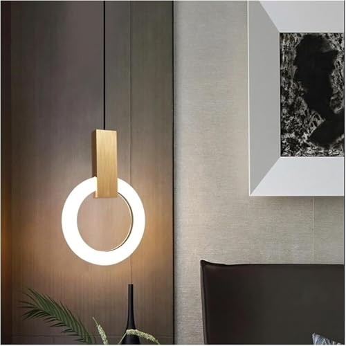 Luminaire suspendu LED moderne pour éclairer un escalier sombre ou un salon