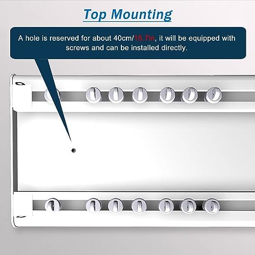 Ultra-Thin Double Curtain Track Ceiling Mount - Adjustable 4ft to 20ft Aluminum Room Divider Rod for Home, Office & Kindergarten - Easy Cuttable & Stylish White Finish