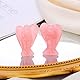 XIANNVXI Rosenquarz Engel Schutzengel Figur Heilung Kristall Edelsteine Poliert Steine Statue Reiki Angel Figur Schutzengel Geschenk