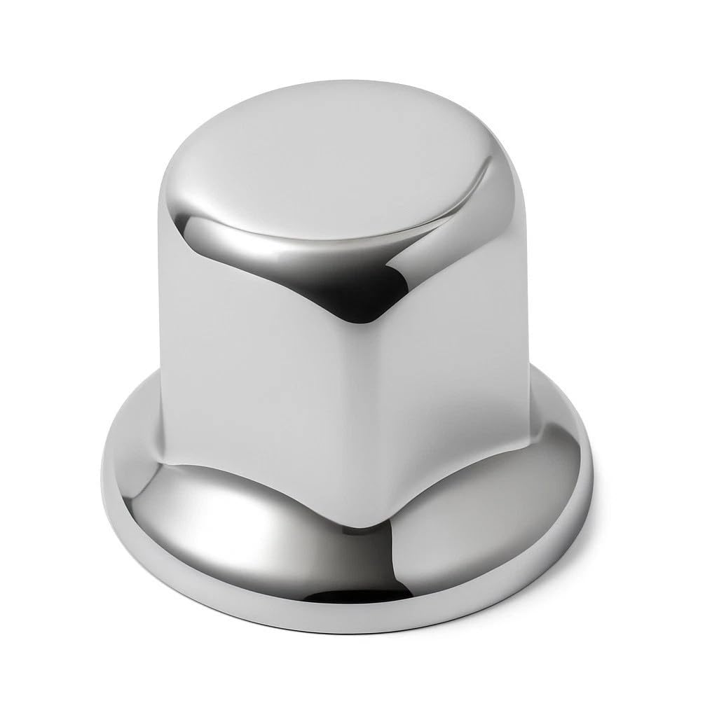 80 tapas para tuercas de rueda, 32 mm, cromadas, para camiones, remolques, camiones, etc