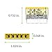 2773-405 | WAGO WALL-Nuts® PUSHWIRE® Splicing Connector | for Solid and Stranded Conductors | 5-Conductor | Yellow Cover | [Box of 60 Pieces]