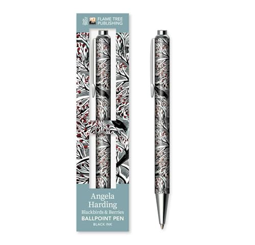 Angela Harding: Blackbirds and Berries Boxed Decorative Ballpoint Pen (Boxed Ballpoint Pens)