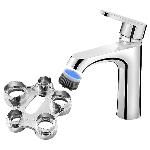Strahlregler Serviceschlüssel wasserhahn sieb Belüfter Schlüssel Werkzeug Luftsprudler Montageschlüssel für M16 /M18 / M20 /M22 / M24 / M28