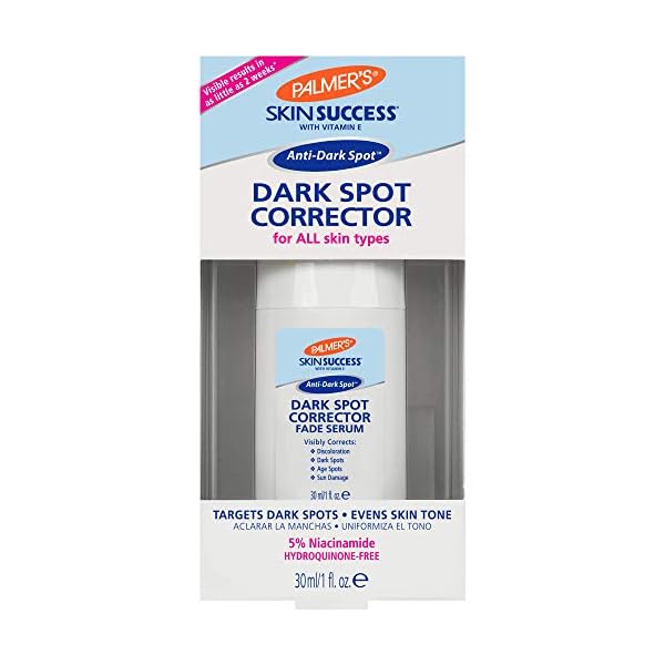 Palmers-Skin-Success-Dark-Spot-Corrector-Fade-Serum-1-Ounce Palmer's Skin Success Dark Spot Corrector Fade Serum with Vitamin E and Niacinamide, Helps Reduce Dark Spots and Discoloration, Facial Serum for Uneven Skintone, 1 Ounce