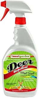 I Must Garden Deer Repellent: Mint Scent Deer Spray for Gardens & Plants – Natural Ingredients – 32oz Ready to Use