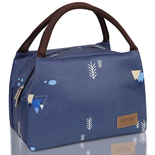 Buringer Reusable Insulated Lunch Bag Cooler Tote Box Meal Prep for Men