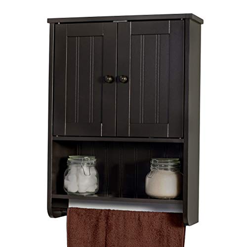 Wholesale Plumbing Supply Espresso, Double Door Wall Cabinet Wall Mount