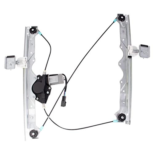 Image of TRQ Front Left Power Window Regulator & Motor Assembly Drivers Side Compatible with 2006-2010 Jeep Grand Cherokee
