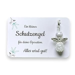 Ideler-Minigeschenke.De Schutzengel Schlüsselanhänger für Operation