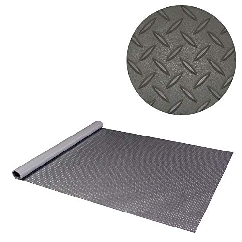 RoughTex 86717 Charcoal Diamond Deck 7.5' x 17' Standard Car Mat (Various Options Available)