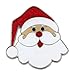 Santa Face Christmas Holiday Brooch Lapel Pin