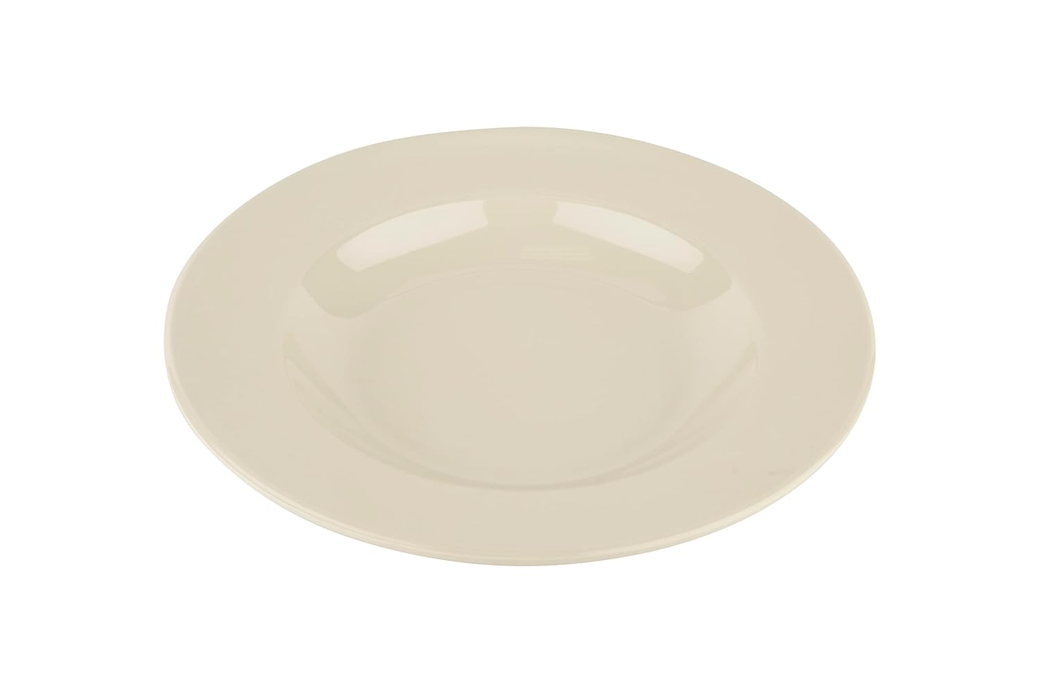 G.E.T. B-1611-DI-EC Melamine Pasta Bowl with Wide Rim, 16 Ounce, Diamond Ivory (Set of 4)