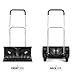 ORIENTOOLS Snow Shovel with Wheels for Driveway, Heavy Duty Snow Pusher with 6