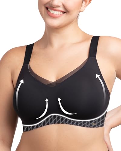 HSIA Bra for Women No Underwire - Full Coverage Crossover Seamless Bra with Support Comfort, Small to Plus Size3