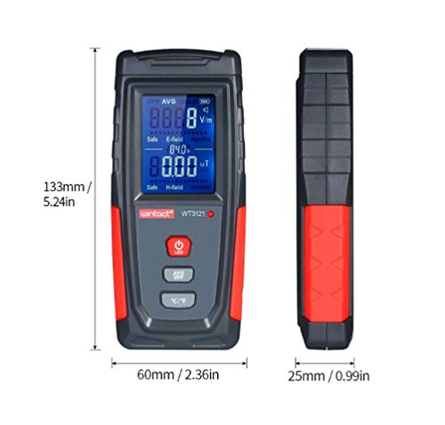 Medidor EMF Digital Detector Radiación Electromagnética miniatura 5