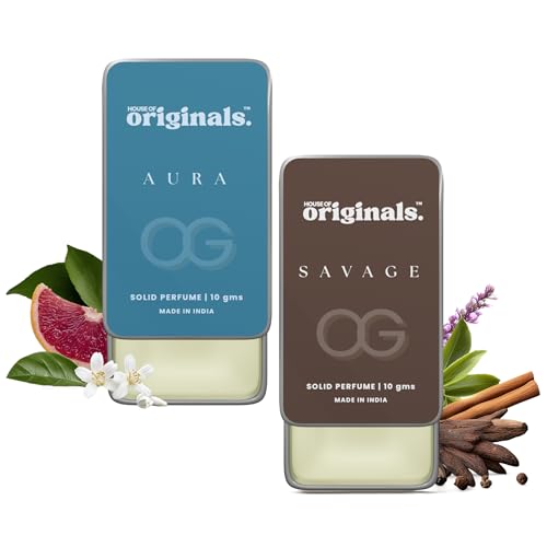 Alcohol-Free Solid Perfumes Combo Pack for Men & Women | Travel F...