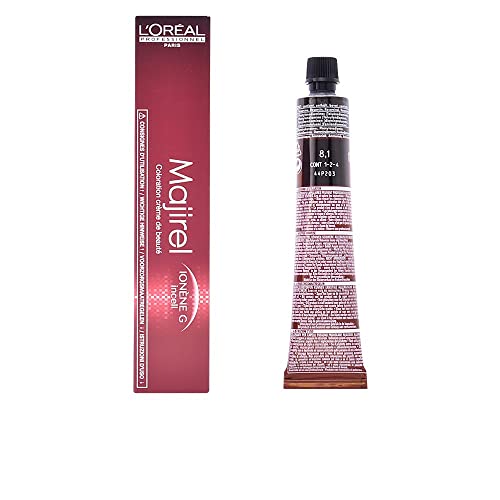 L'Oreal Majirel 8.1 , Color Rubio Claro Ceniza - 50 ml