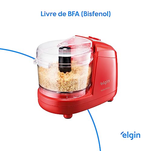 Mini Processador Turbo Press Elgin 150W Vermelho 110V