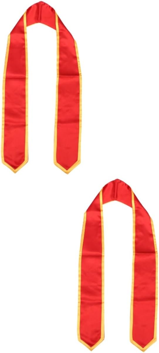 VALICLUD Graduation Etiquette Belt Graduation Stole Red Party Supplies Decorations Stoles Sash Graduation Stole