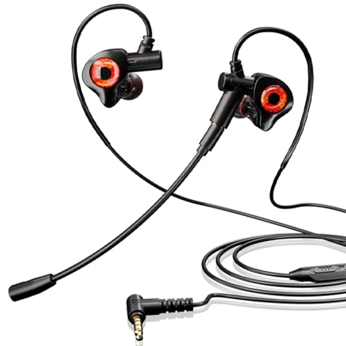 Amazon.co.jp: イヤホン ゲーミング マイク付き 有線 3.5mm Yangoo