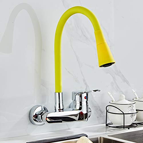 Grifo for fregadero de cocina flexible para solucionar la falta de espacio en el lavado
