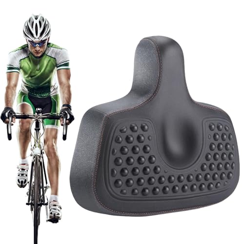 Selle de vélo rembourrée grand confort avec absorption supérieure des chocs