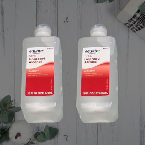 Isopropyl Alcohol Solution, 70% Concentration, 1-3 Applications Daily x Set of 2