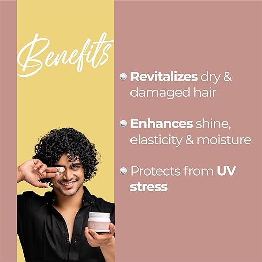 Miniatura 3 de Mascarilla capilar de tratamiento profundo  Mascarilla capilar para cabello rizado y ondulado  Rejuvenece el cabello dañado y seco con proteína