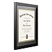 upsimples 11x14 Diploma Frame Certificate Degree Document Frame with High Definition Glass, 8.5 x 11 with mat for Wall and Tabletop, Black Double Mat, 1 Pack