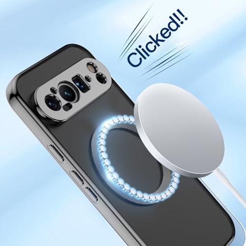 ESONG Magnetic Clear for Google Pixel 9 Pro XL Silicone Protection Case with MagSafe, Wireless Charging - Image 3