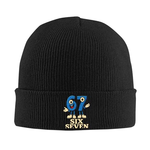 Bonnet tricot 67 Six Seven pour homme et femme style streetwear