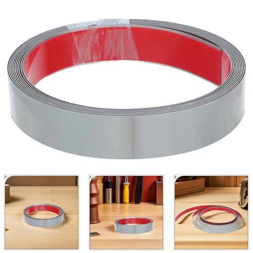Molduras de acero inoxidable autoadhesivas para proteger bordes de paredes y muebles 8