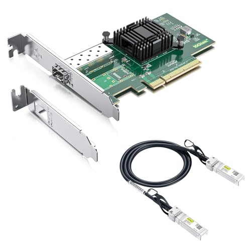 Amazon.com: 1 Pack of 10Gb PCI-E NIC Network Card and 1 Pack of 1
