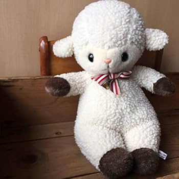 Amazon.co.jp: おくむらのシールペット 羊 ひつじ ぬいぐるみ
