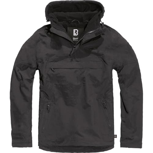 Image of Men's Fleece-Lined Quarter Zip Windbreaker Pullover