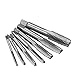 5Pcs/7Pcs Male Thread Tap Set Metal Meters Drill Bit M3 M4 M5 M6 M8 Thread Plug Tap Impact Head Mechanical Workshop Tools MINGPING (Color : 7pcs)
