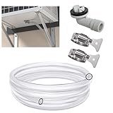10ft Air Conditioner Drain Hose,Portable AC Drain Hose Kit with 3/5 inch Connector,Universal Mini Split drain hose,window AC Unit Parts