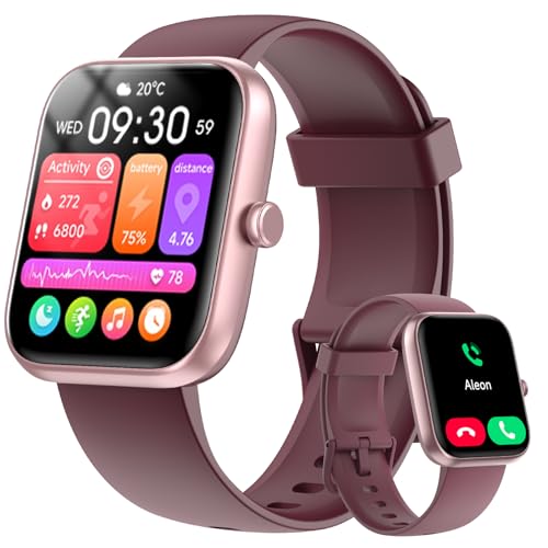 Smart Watch Men Bluetooth Call, Alexa Built-in Smartwatch,