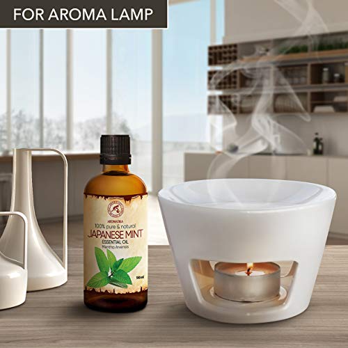 Japanse Munt EO 100ml (Mentha arvensis), 100% puur & natuurlijk, essentiële olie - aromatherapie - geurolie… - Image 5