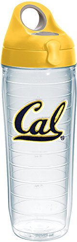 Tervis Made in USA Double Walled University of California UC Berkeley Golden Bears Insulated Tumbler Cup Keeps Drinks Cold & Hot, 16oz, College Pride