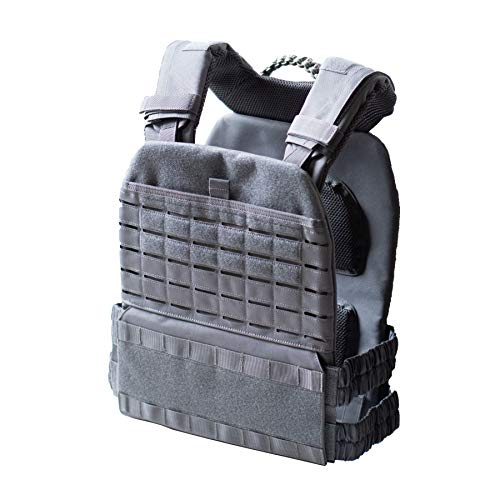Adjustable Weighted Vest ASH Grey Men and Weighted Vest Women/Endurance