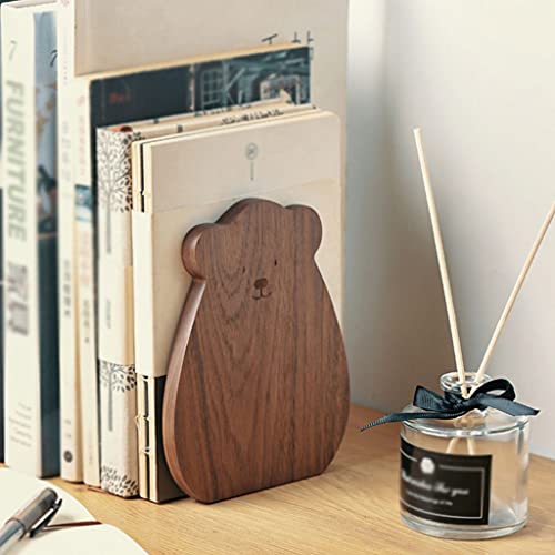 Sujetalibros bookshelf organizador creativo contra la caída de libros escolares 4
